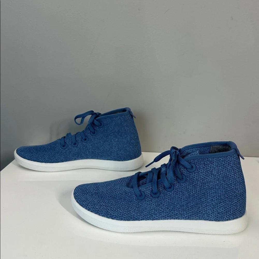 Allbirds Men’s Tree Toppers Nikau Saphire (White‎ Sole) Size 10